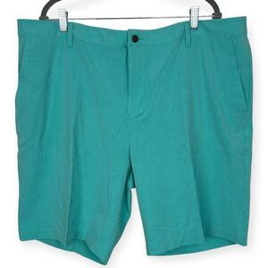 NEW Adidas Men's‎ 42 Crosshatch Golf Shorts Poly Blend Lightweight, Sea Green